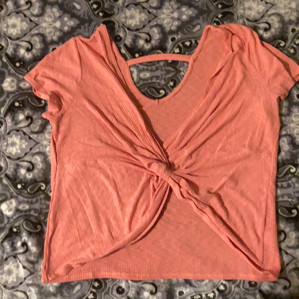Cute pink shirt or cover up shirt
